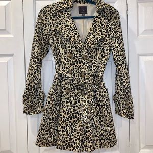 Forever 21 Leopard Print Trench Coat!!